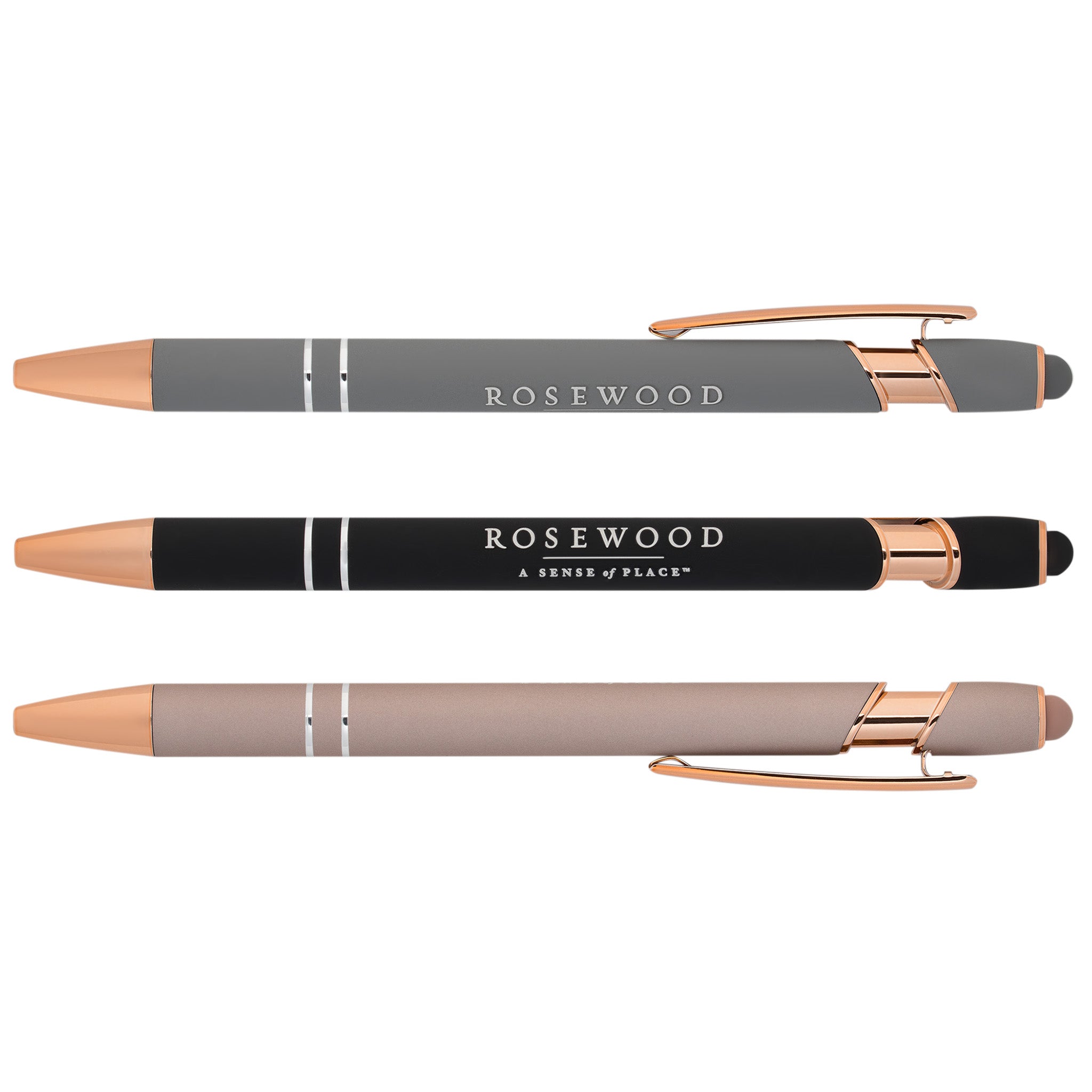 Xpress Soft Touch Stylus - Rose Gold Trim