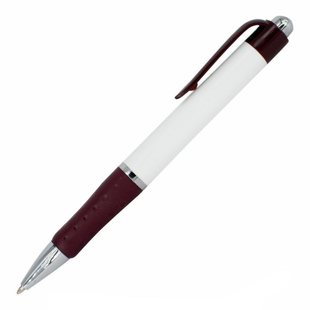 White Xpress Odyssey Maroon Trim / Black Ink