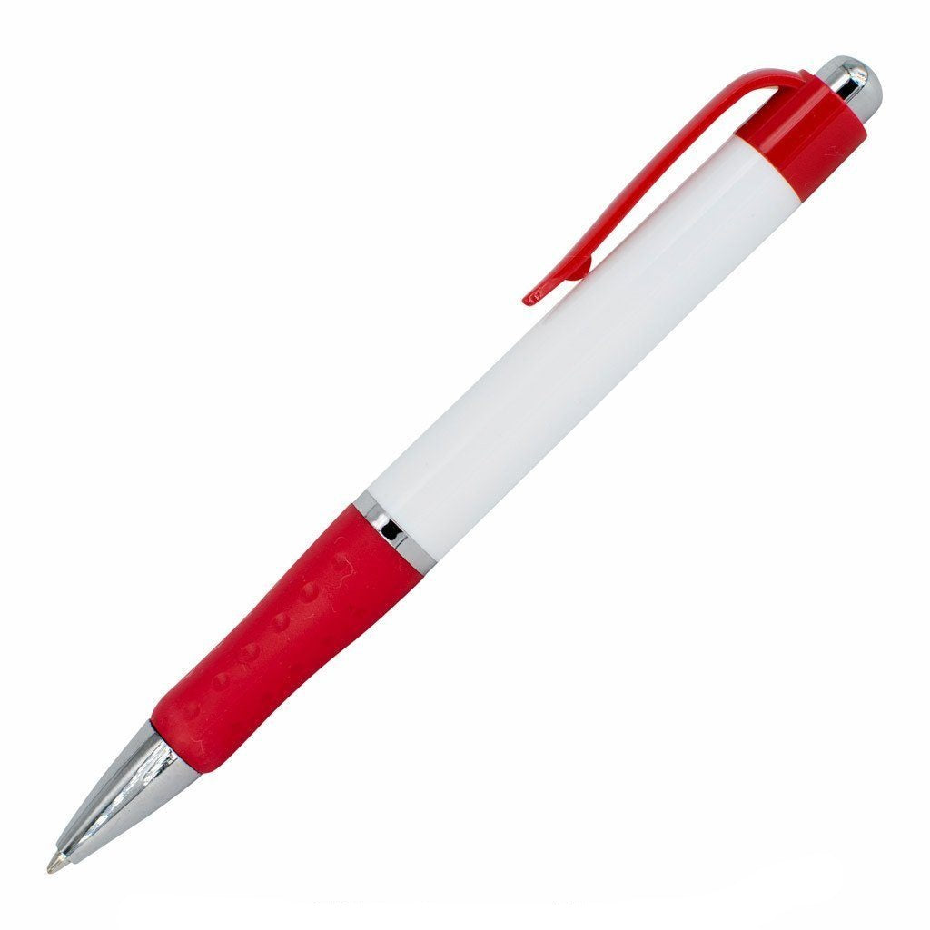 White Xpress Odyssey Red Trim / Black Ink